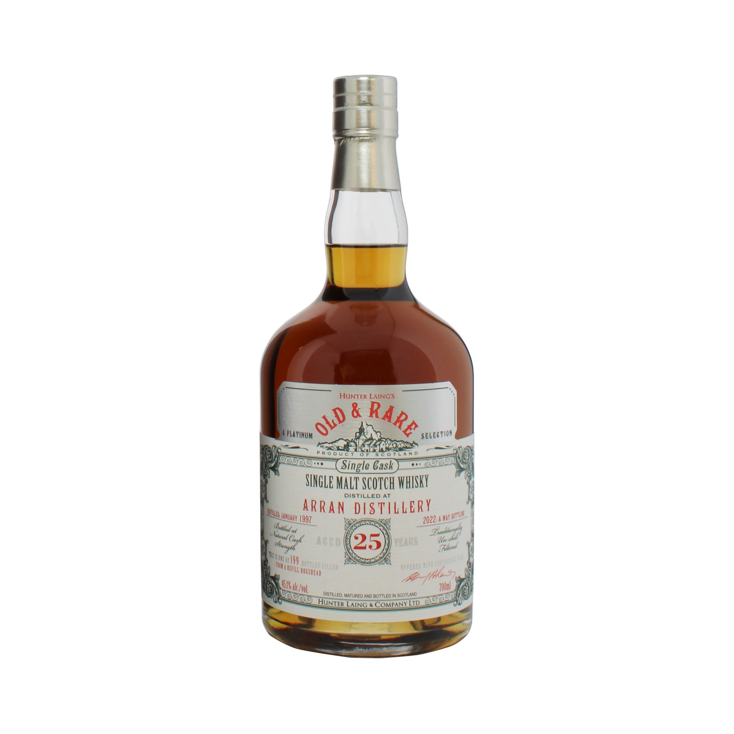 Arran 1997 25 Years Old with 盃酒販 Arran 1997 25 Years Old with 盃酒販