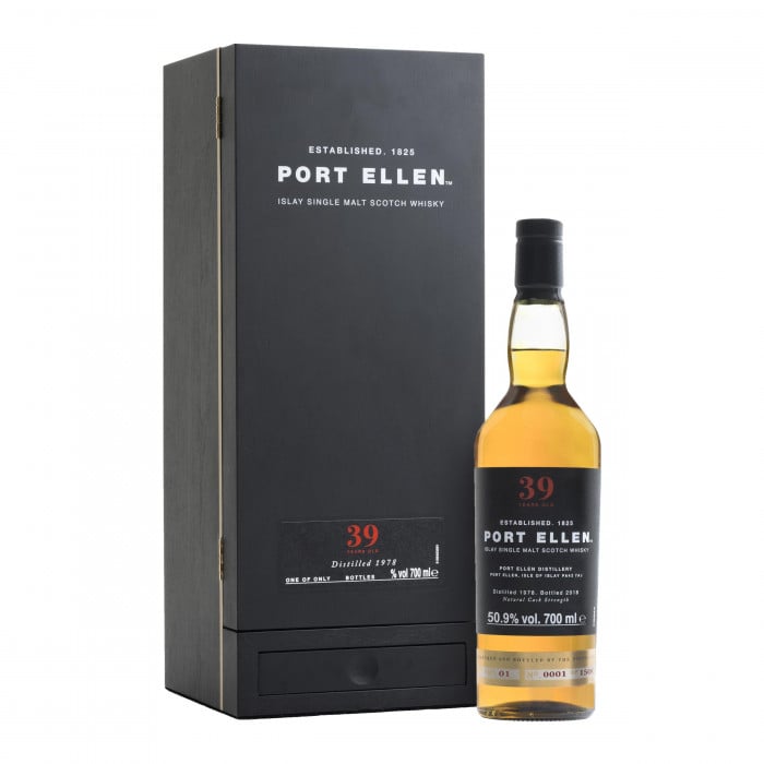 Port Ellen 39 Year Old Untold Stories: The Spirit Safe with box