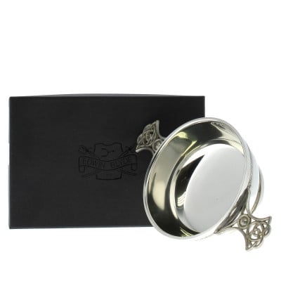 Quaich Celtic Weave Handle 4oz
