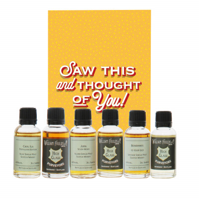 Saw This & Thought of You Yellow 6x3cl Whisky Gift Pack