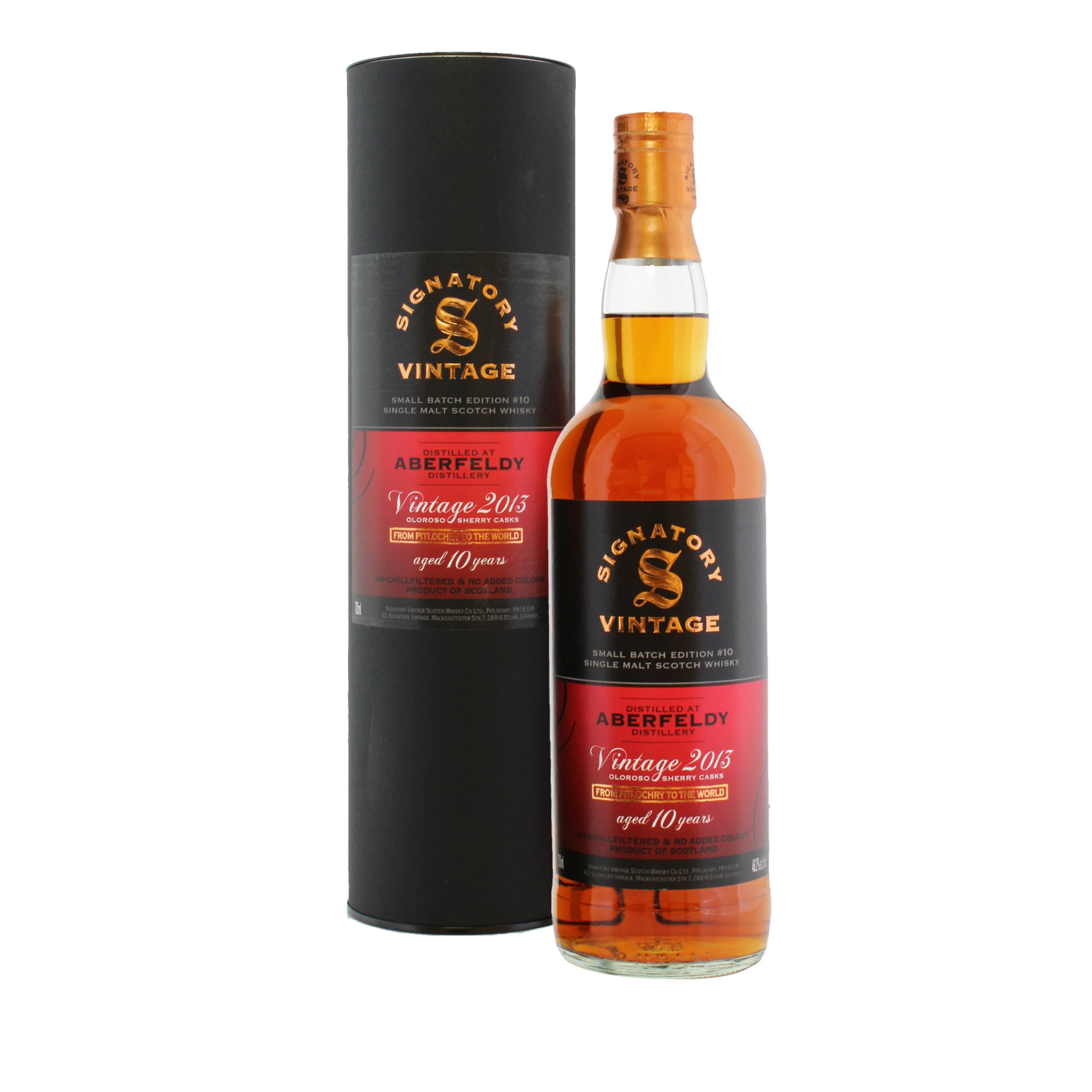 Signatory Vintage Aberfeldy 2013 10 Year Old Small Batch