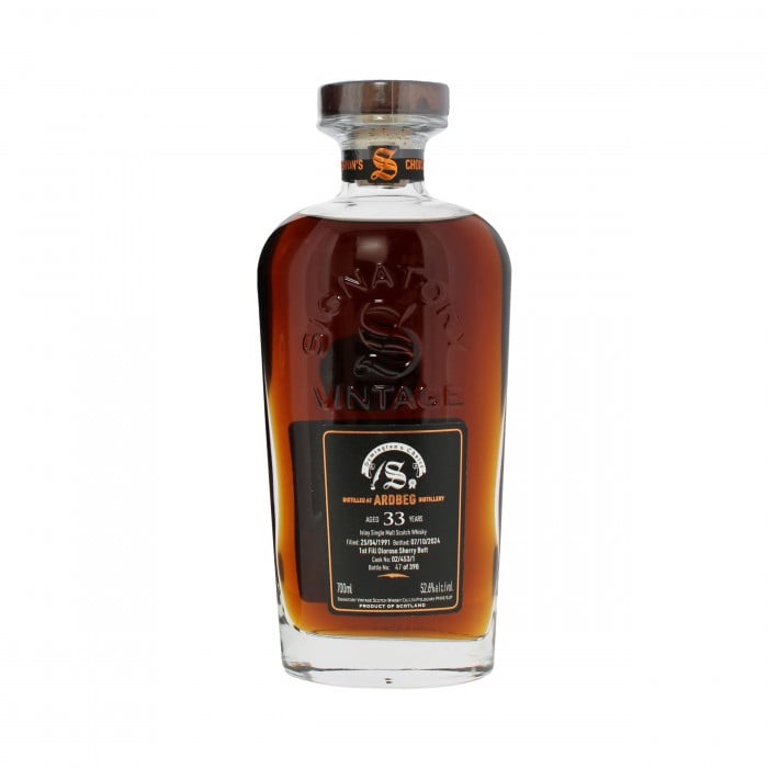 Signatory Vintage Ardbeg 1991 33 Year Old Symington's Choice Rare Reserve