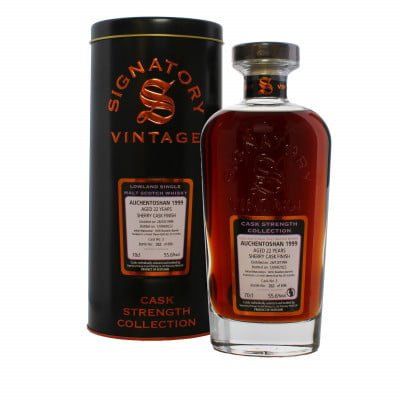 Signatory Vintage Auchentoshan 1999 22 Year Old Sherry Finish