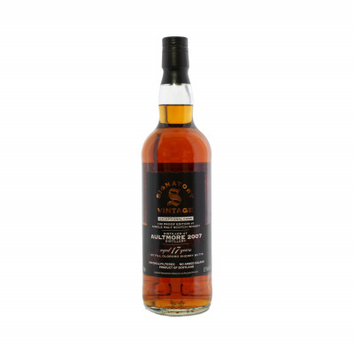 Signatory Vintage Aultmore 2007 17 Year Old Exceptional Cask 100 Proof Edition