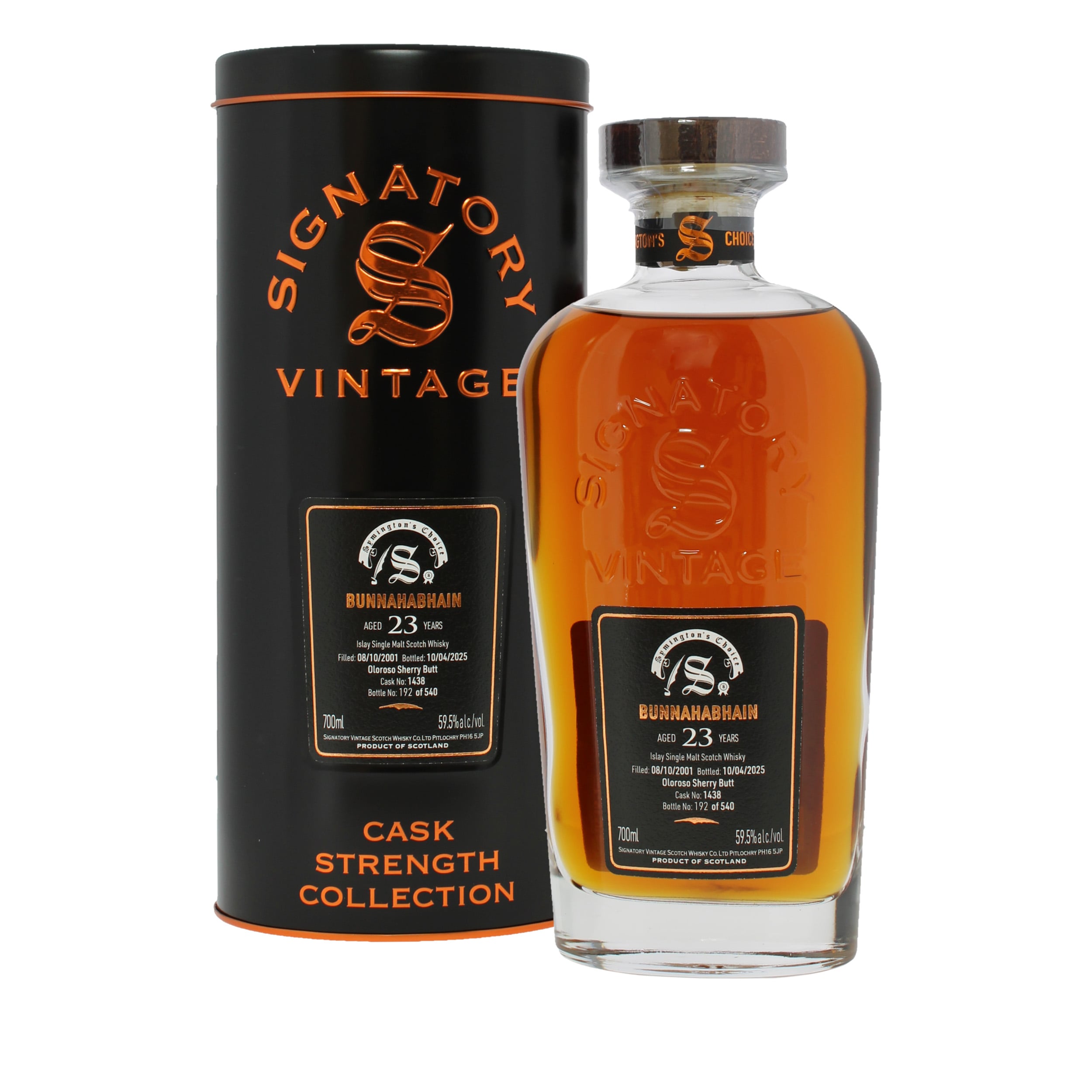 Signatory Vintage Bunnahabhain 2001 23 Year Old Symingtons 1436