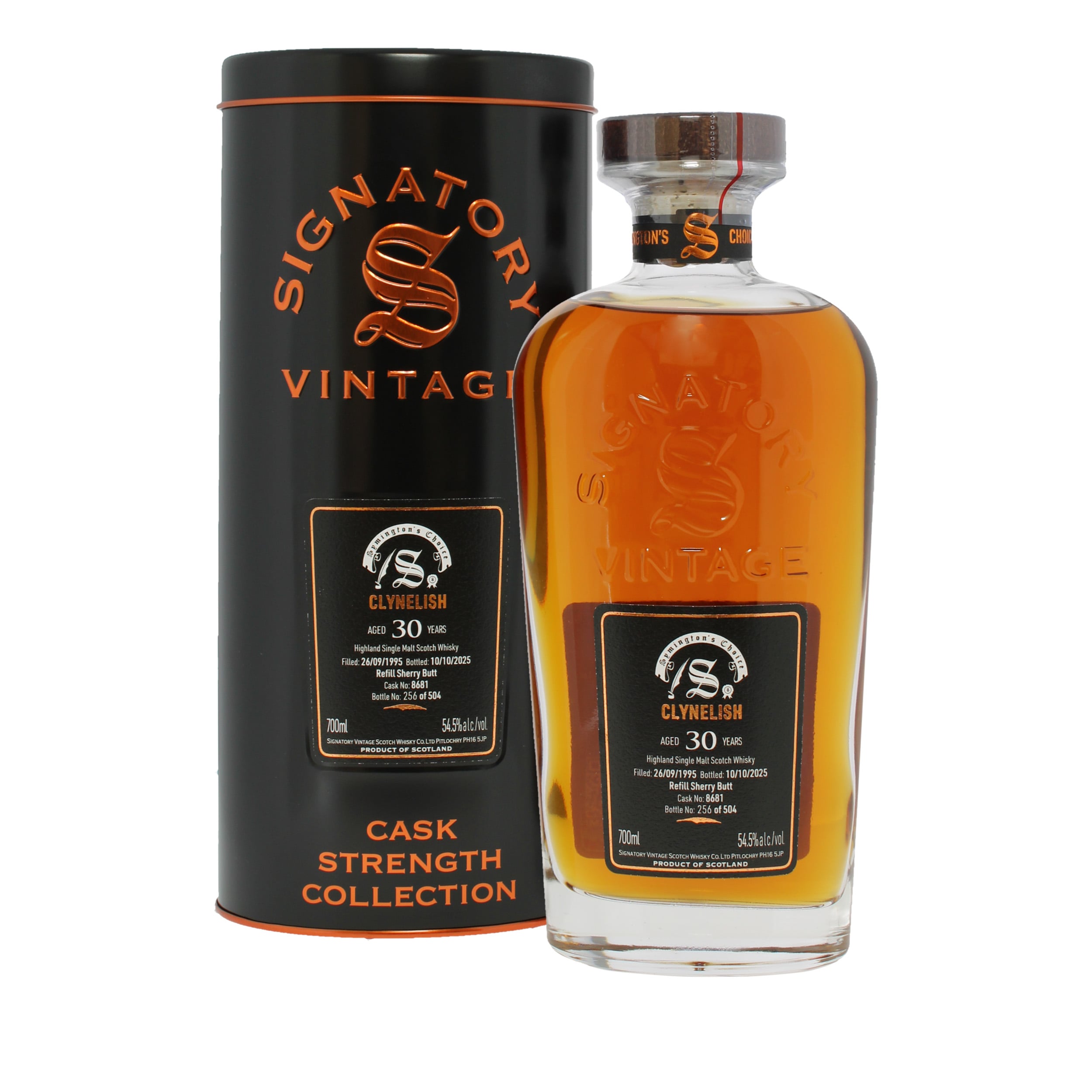 Signatory Vintage Clynelish 1995 30 Year Old Symington's Choice #8681