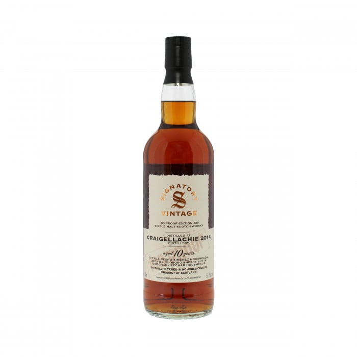 Signatory Vintage Craigellachie 2014 10 ans 100 Proof Edition