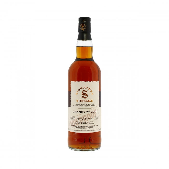 Signatory Vintage Orkney (HP) 2011 15 Year Old 100 Proof Edition #83