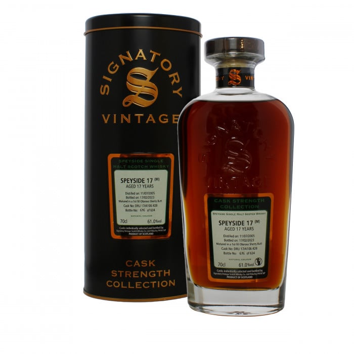 Signatory Vintage Secret Speyside 2005 17 Year Old Cask Strength #28