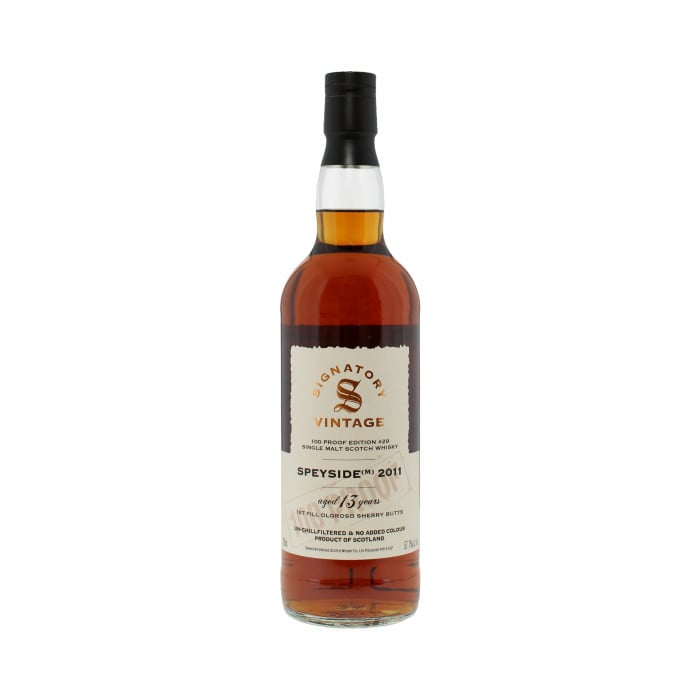 Signatory Vintage Speyside (M) 2011 13 Year Old 100 Proof #29