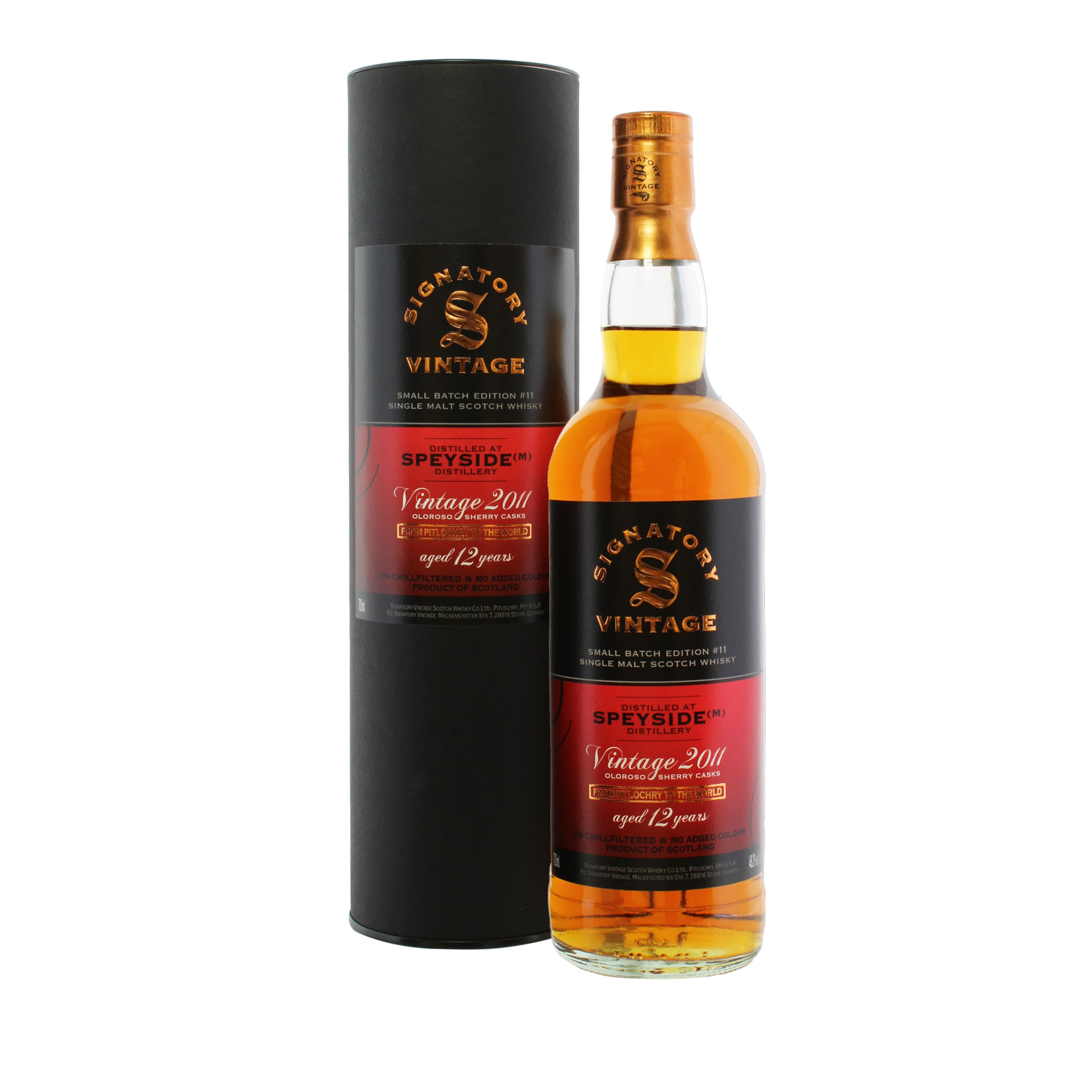 Signatory Vintage Speyside (M) 2011 12 Year Old Small Batch