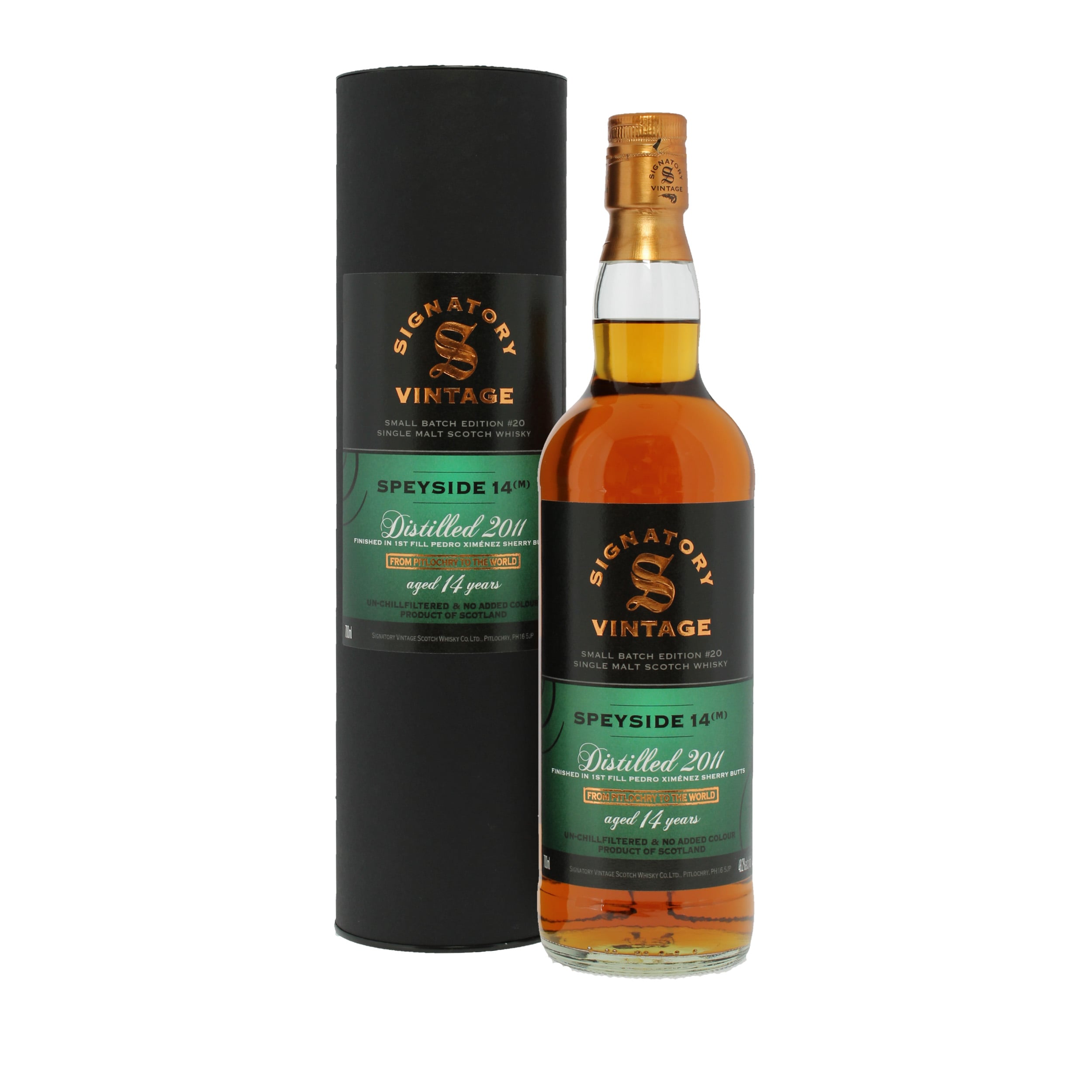 Signatory Vintage Speyside (M) 2011 14 Year Old Small Batch #20