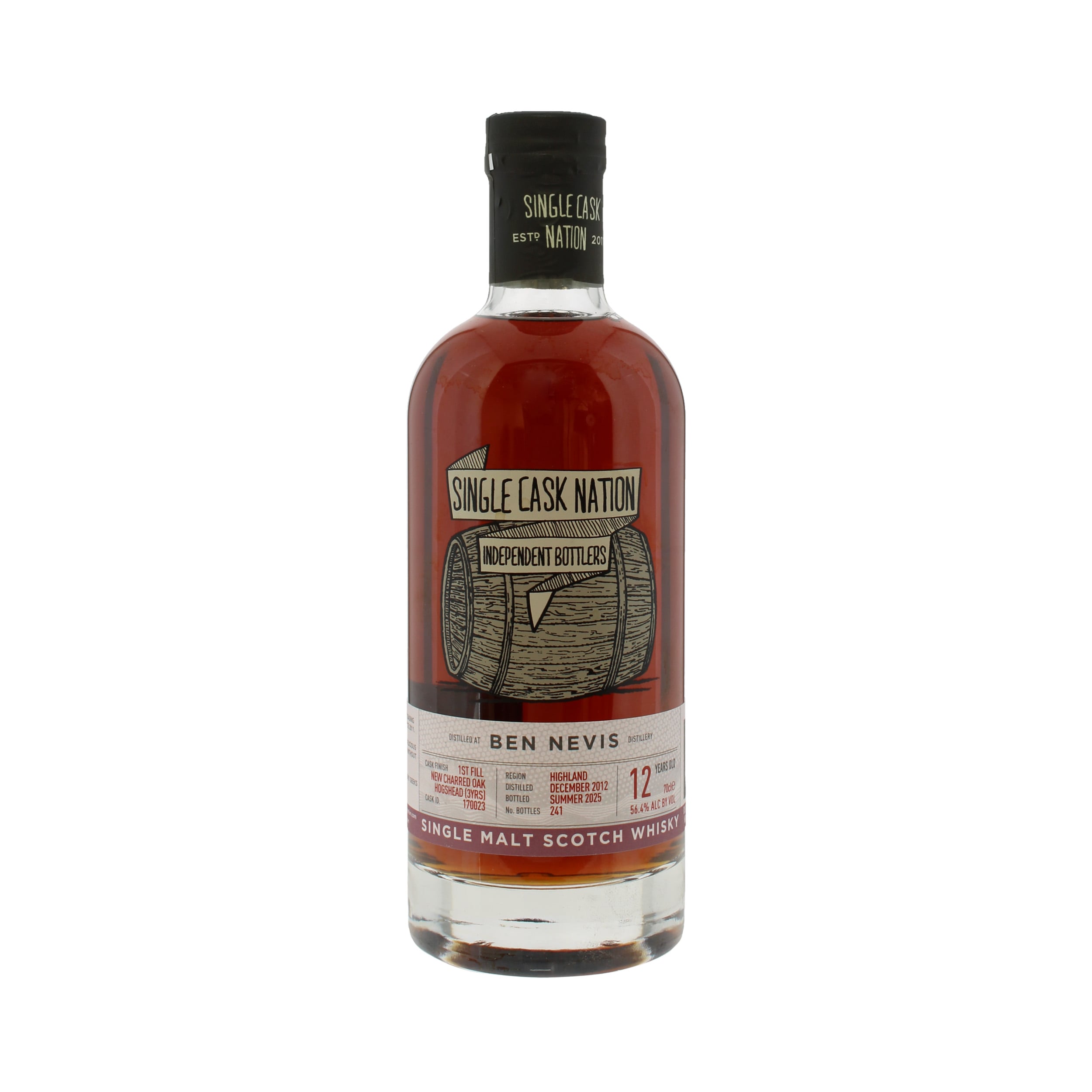 Single Cask Nation Ben Nevis 2012 12 Year Old #170023 Limited