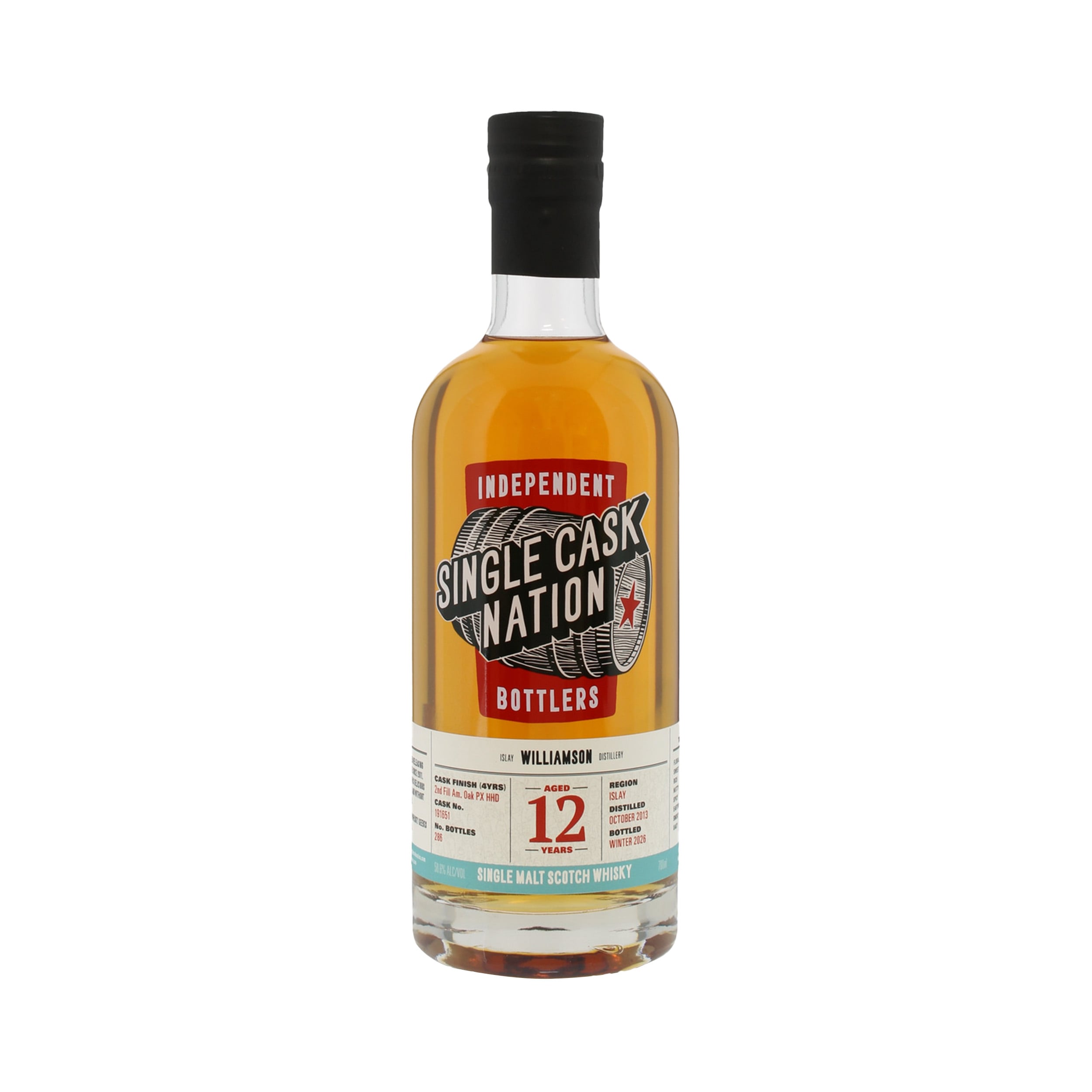 Single Cask Nation Williamson 2013 12 Year Old #191651