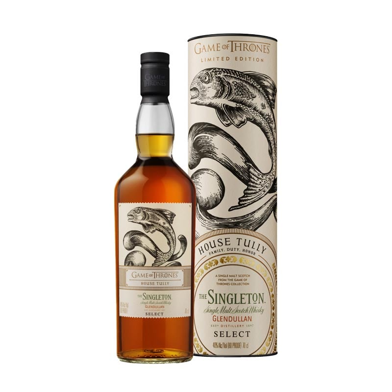 Singleton of Glendullan Reserve - Game of Thrones House Tully with box