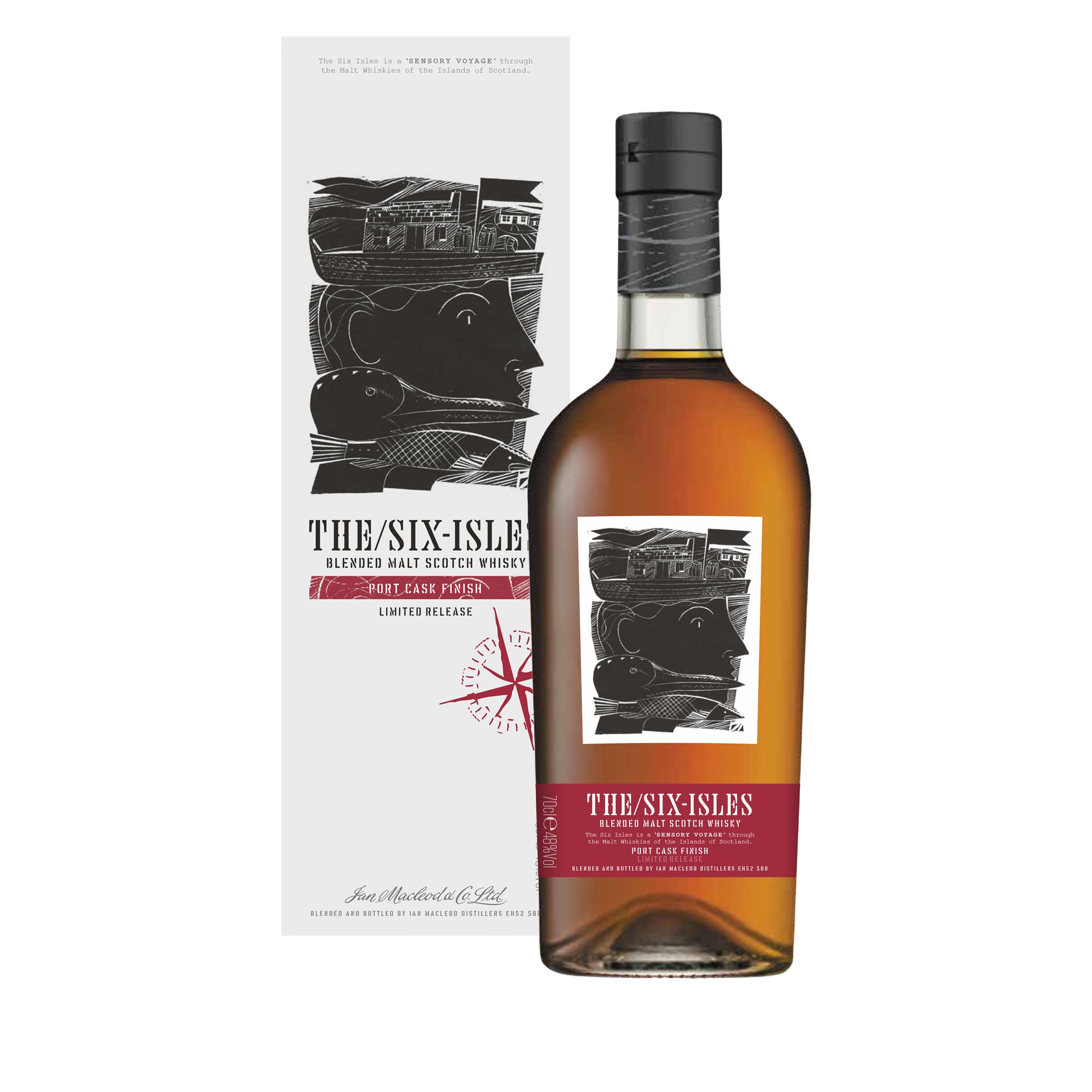 The Six Isles Port Cask Finish Blended Malt | The Whisky Shop