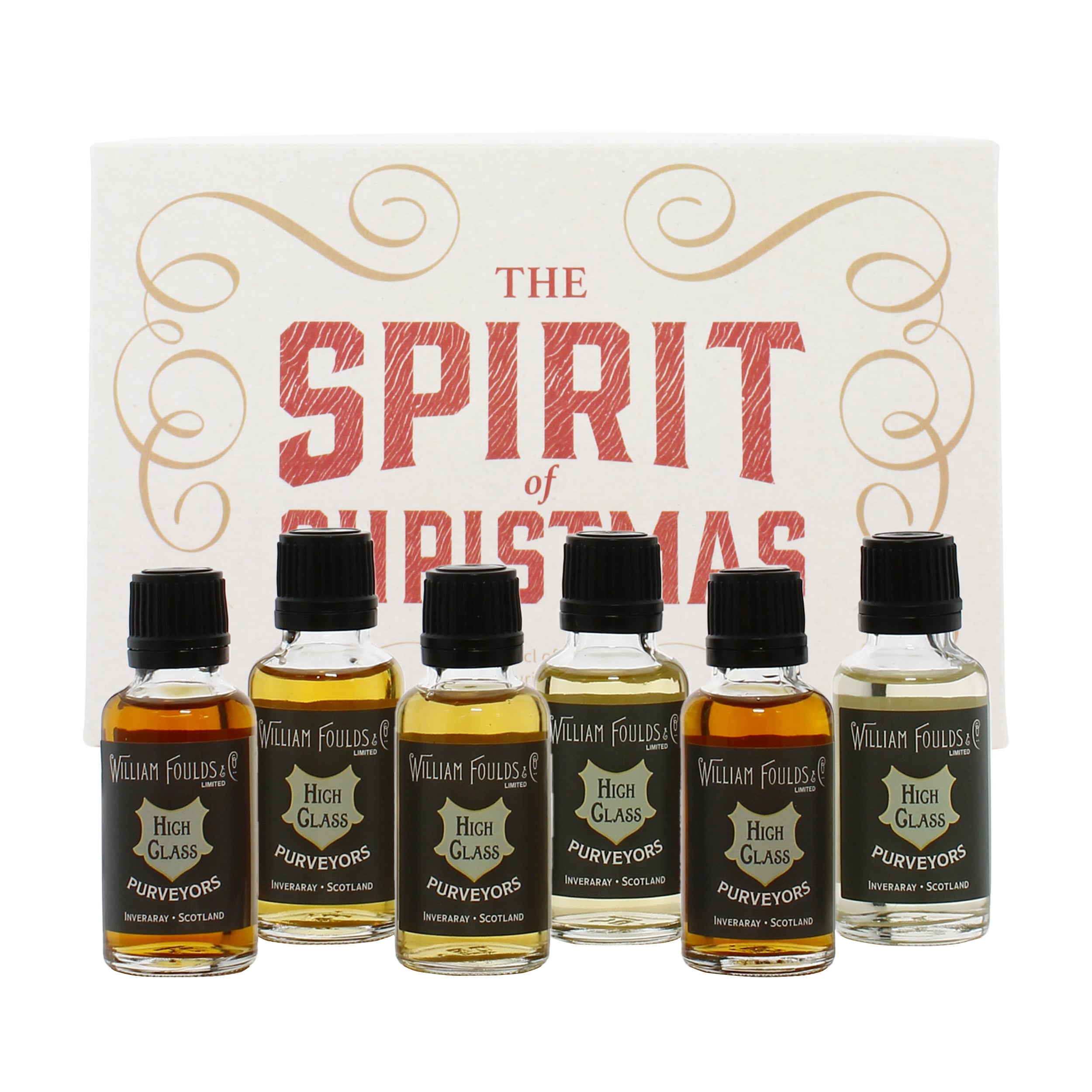 Spirit of Christmas Whisky Gift Set 6x3cl