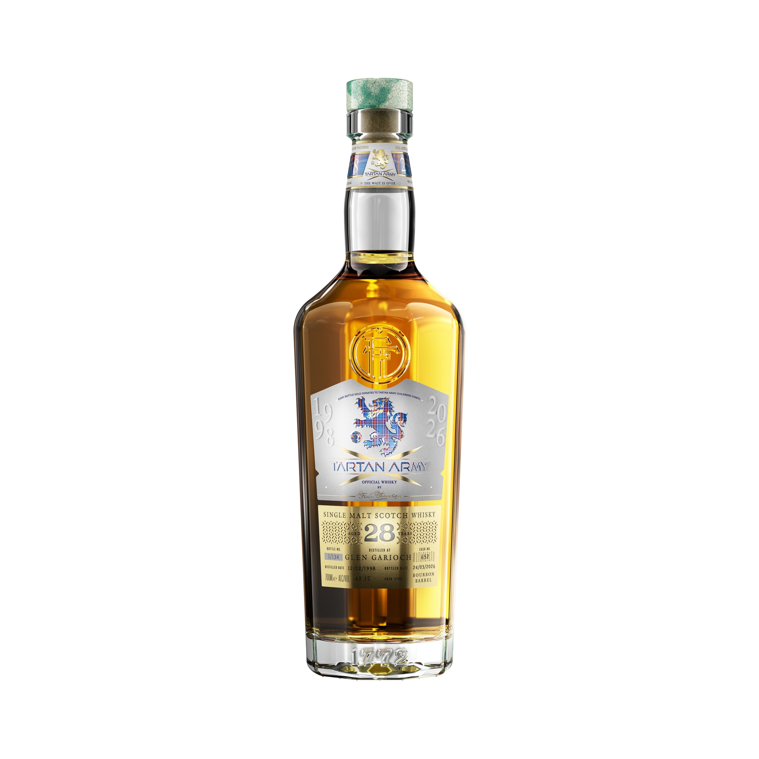 Tartan Army Glen Garioch 28 Year Old #652