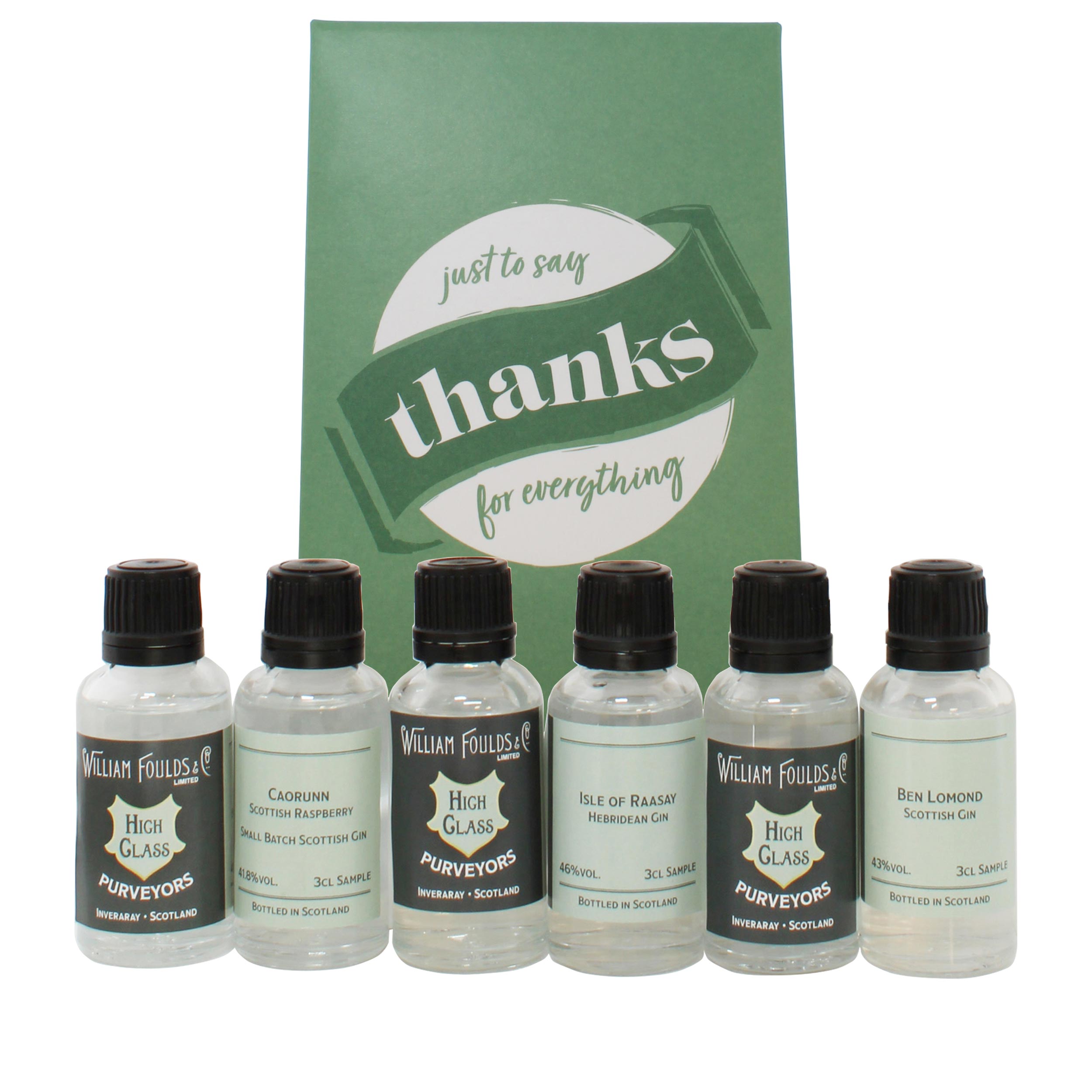 Thanks For Everything Gin Gift Pack 6x3cl