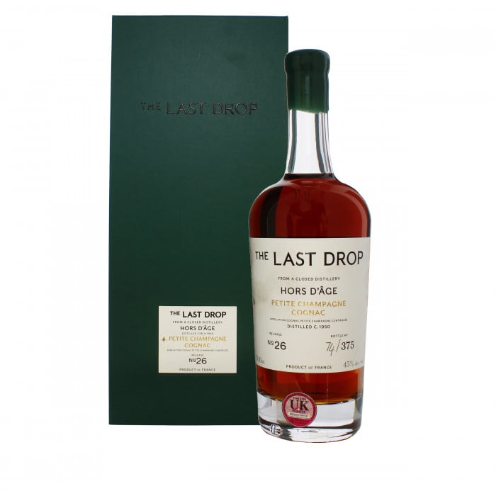 The Last Drop Hors d'Age Champagne Cognac 70 Year Old