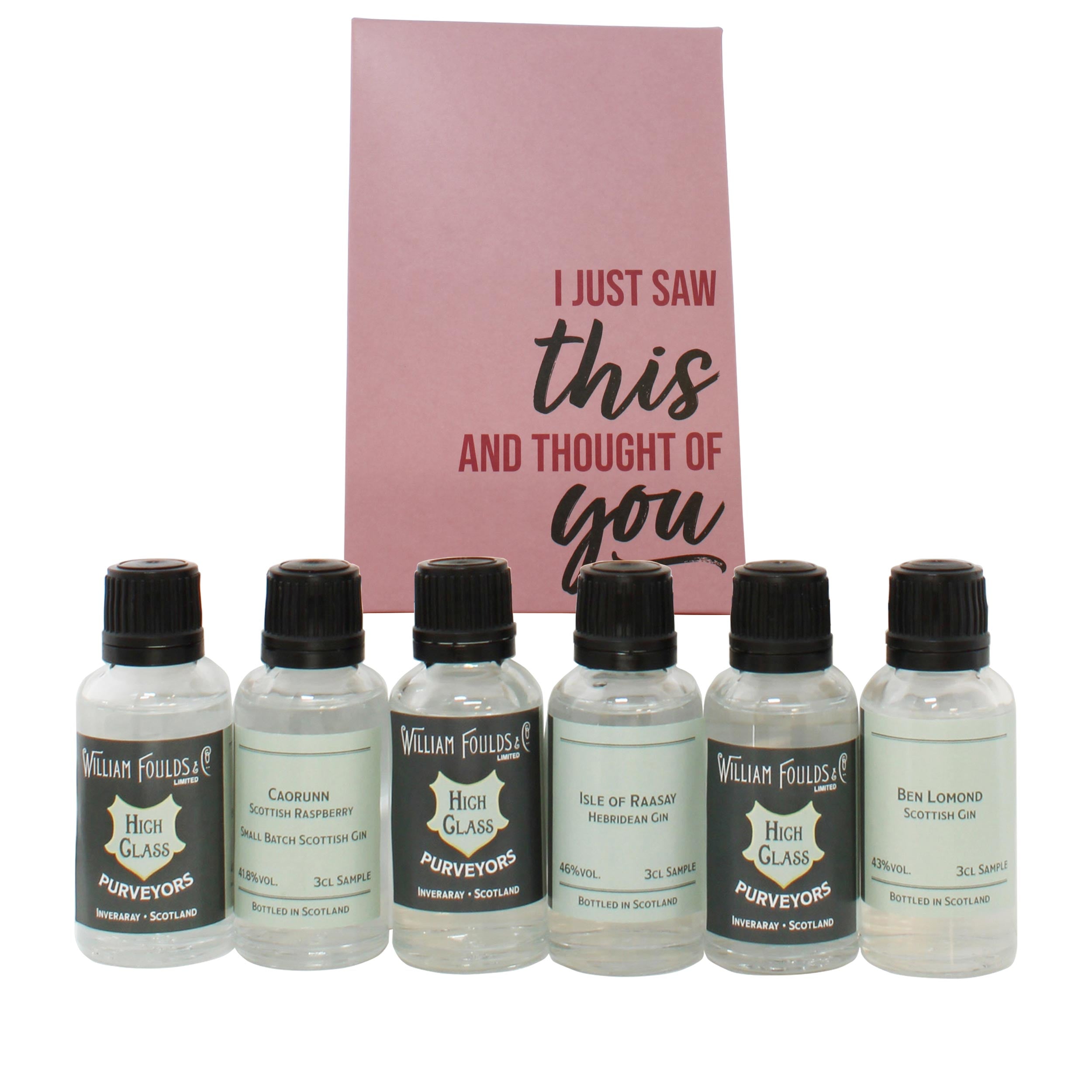 Thought Of You Gin Gift Pack 6x3cl