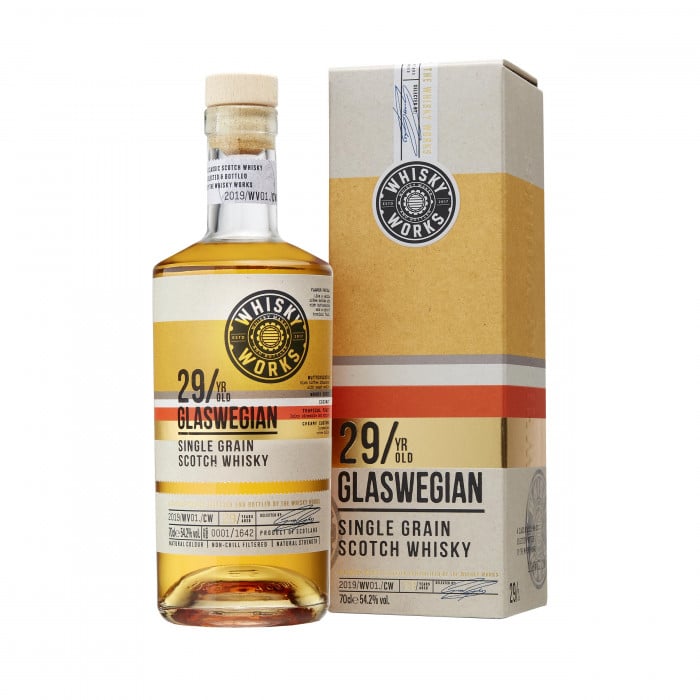 Whisky Works Glaswegian 29 Year Old with box