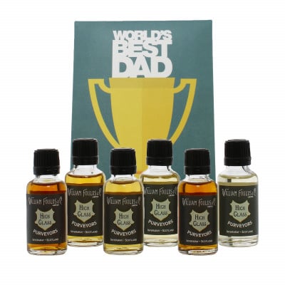 World's Best Dad 6x3cl Whisky Gift Set