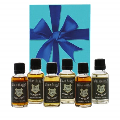 World's Best Dad Ribbon Blue 6x3cl Whisky Gift Pack
