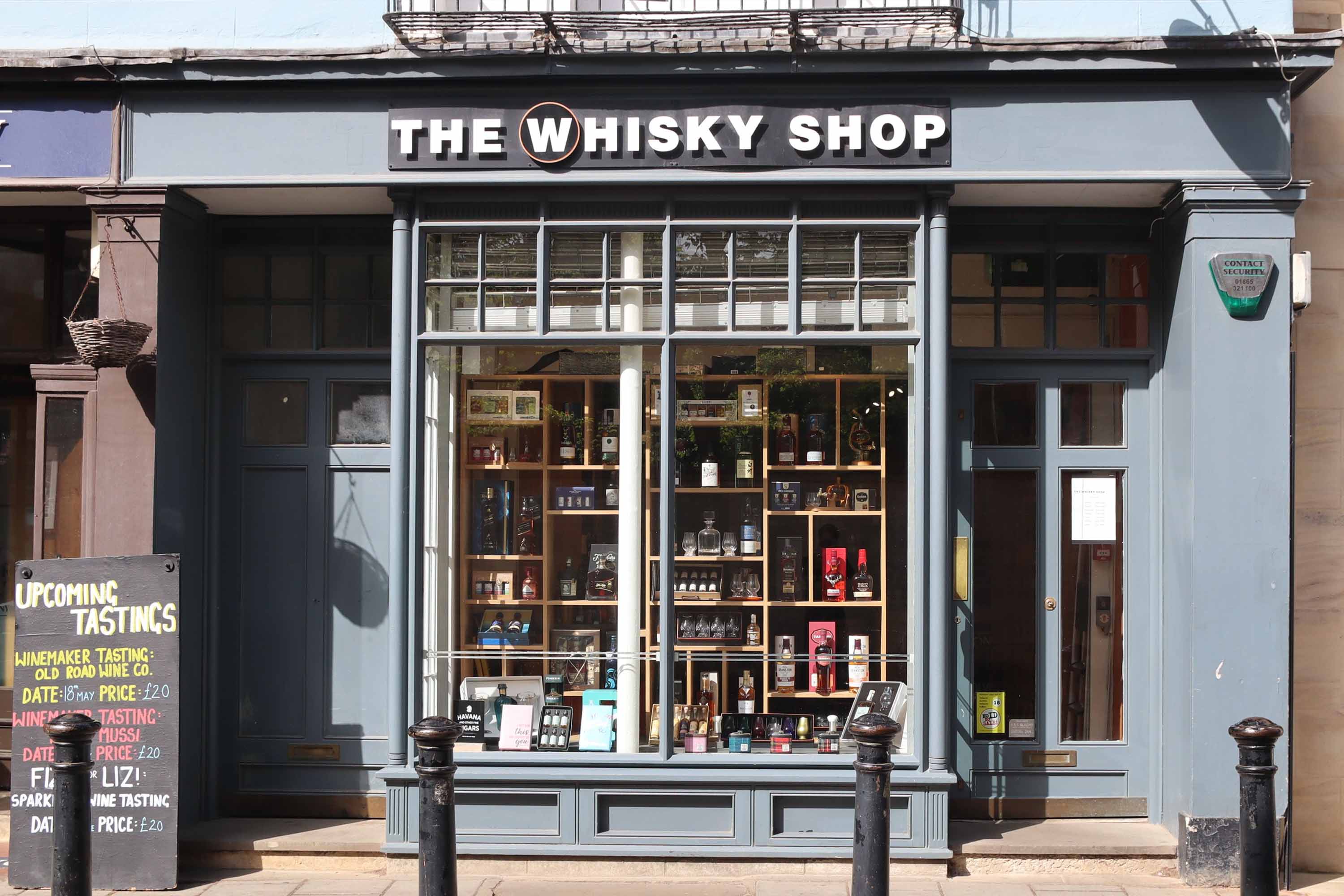 Image Showing the front of the Whisky Shop Oxford