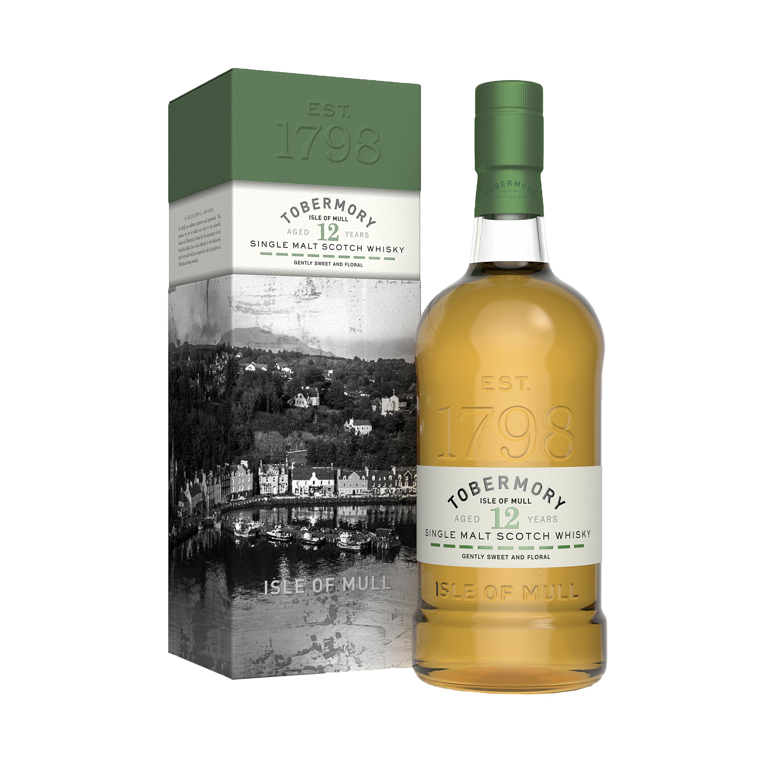 Tobermory 12 Year Old Island Single Malt Scotch Whisky 70cl